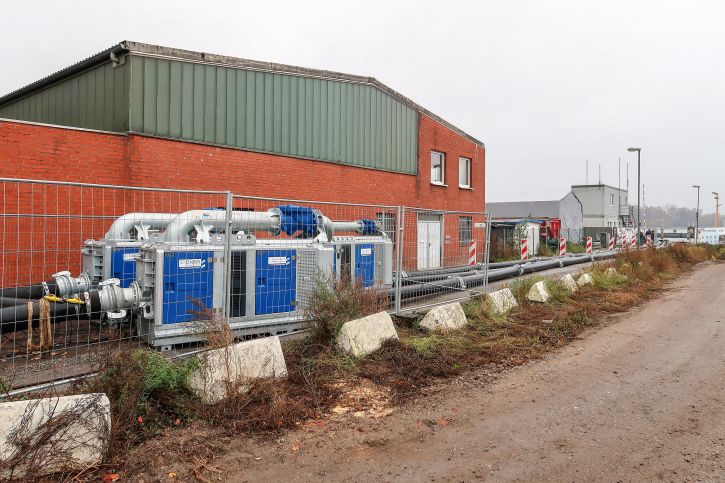 BBA Pumpe von Walter Clausen im Einsatz in Travemünde