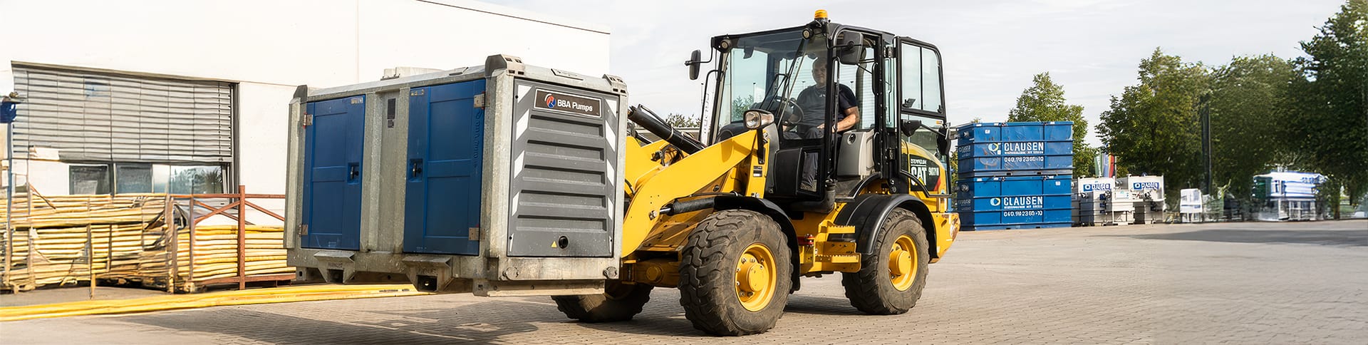 Eine Pumpe von Walter Clausen im Hafen