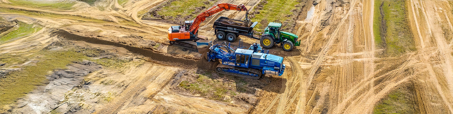 Tiefendrainage durchgeführt von der Walter Clausen GmbH